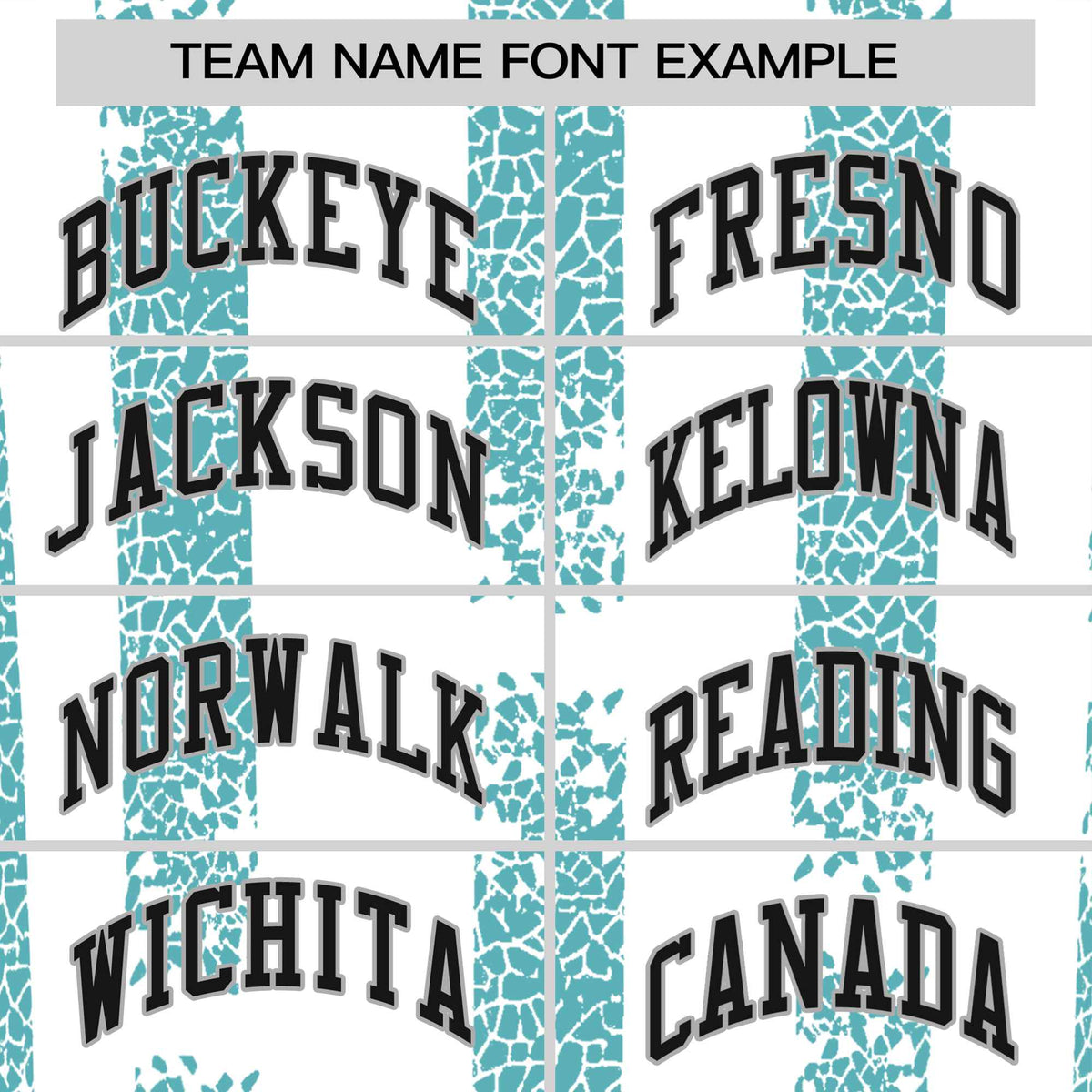 Custom White Aqua Personalized Chunky Striped Pattern Performance T-Shirt