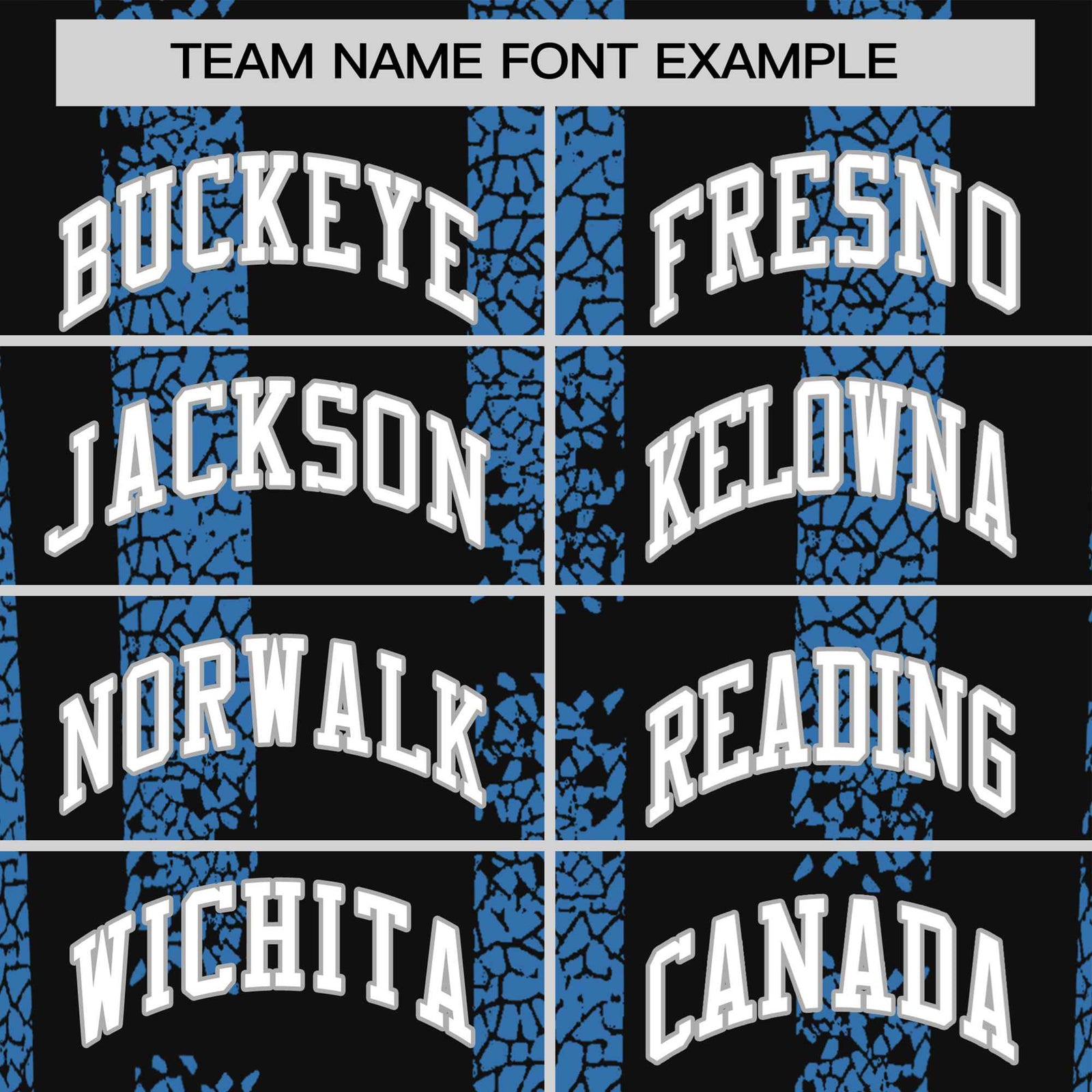 Custom Black Powder Blue Personalized Chunky Striped Pattern Performance T-Shirt