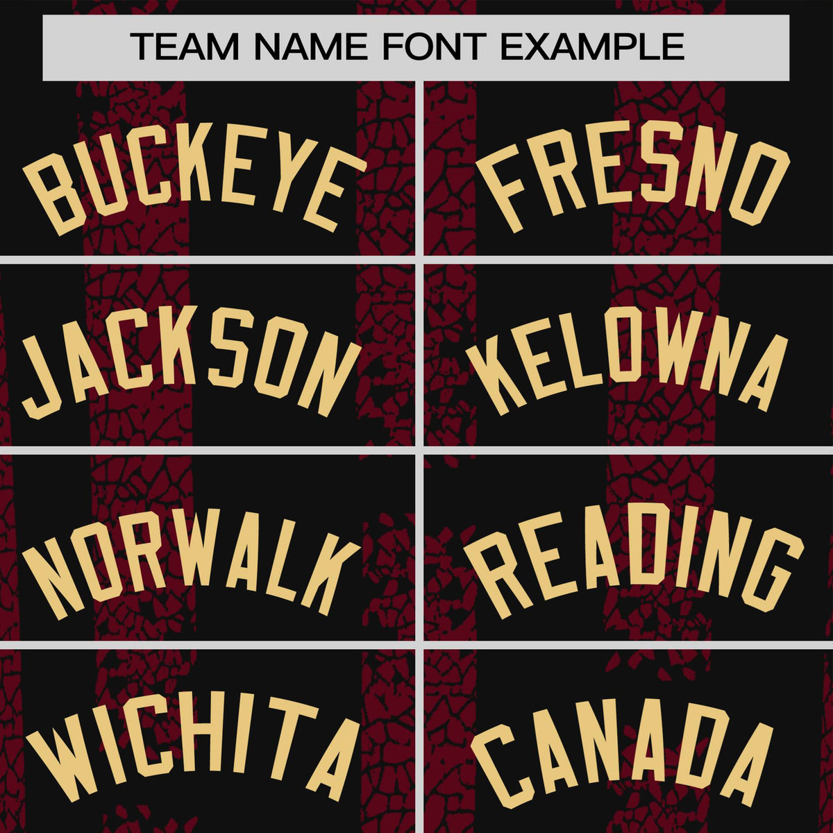 Custom Black Crimson Personalized Chunky Striped Pattern Performance T-Shirt