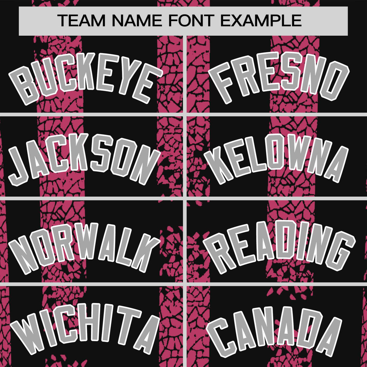 Custom Black Pink Personalized Chunky Striped Pattern Performance T-Shirt