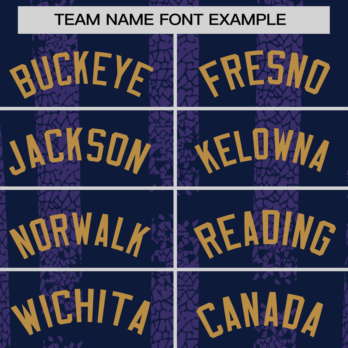 Custom Navy Purple Personalized Chunky Striped Pattern Performance T-Shirt