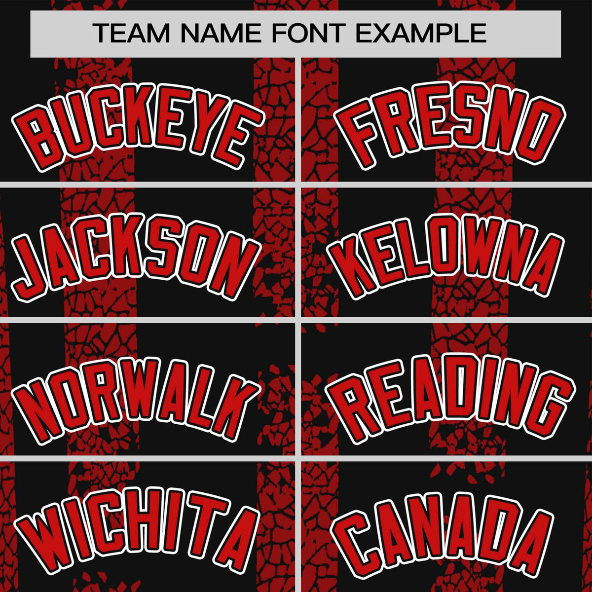 Custom Black Red Personalized Chunky Striped Pattern Performance T-Shirt