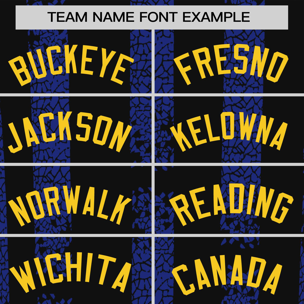 Custom Black Royal Blue Personalized Chunky Striped Pattern Performance T-Shirt