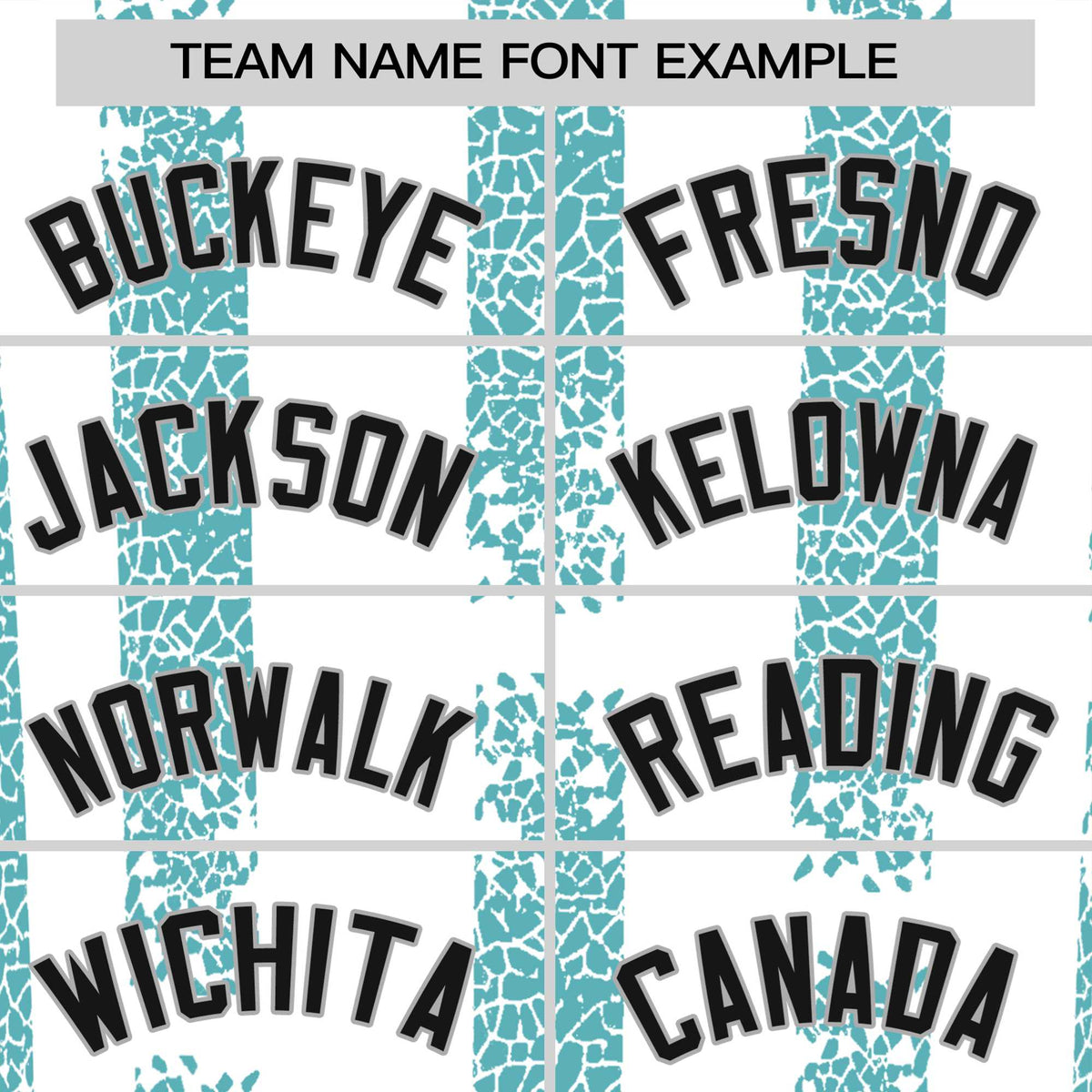 Custom White Aqua Personalized Chunky Striped Pattern Performance T-Shirt