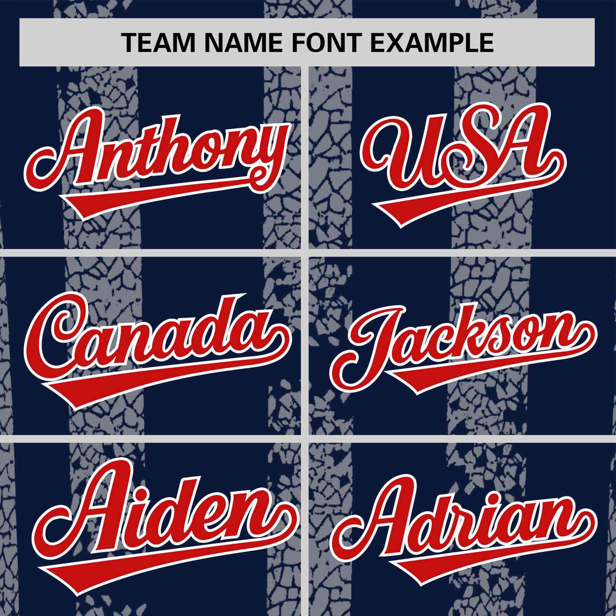 Custom Navy Gray Personalized Chunky Striped Pattern Performance T-Shirt