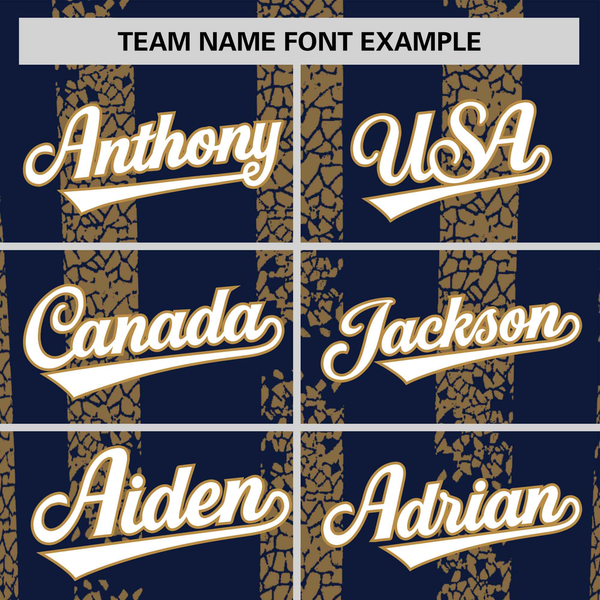 Custom Navy Gold Personalized Chunky Striped Pattern Performance T-Shirt