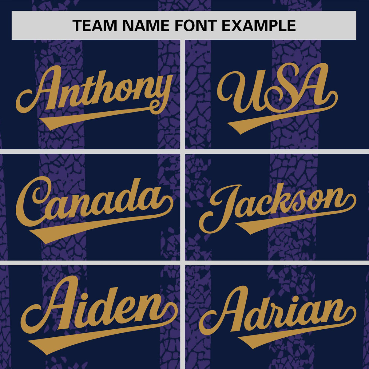 Custom Navy Purple Personalized Chunky Striped Pattern Performance T-Shirt