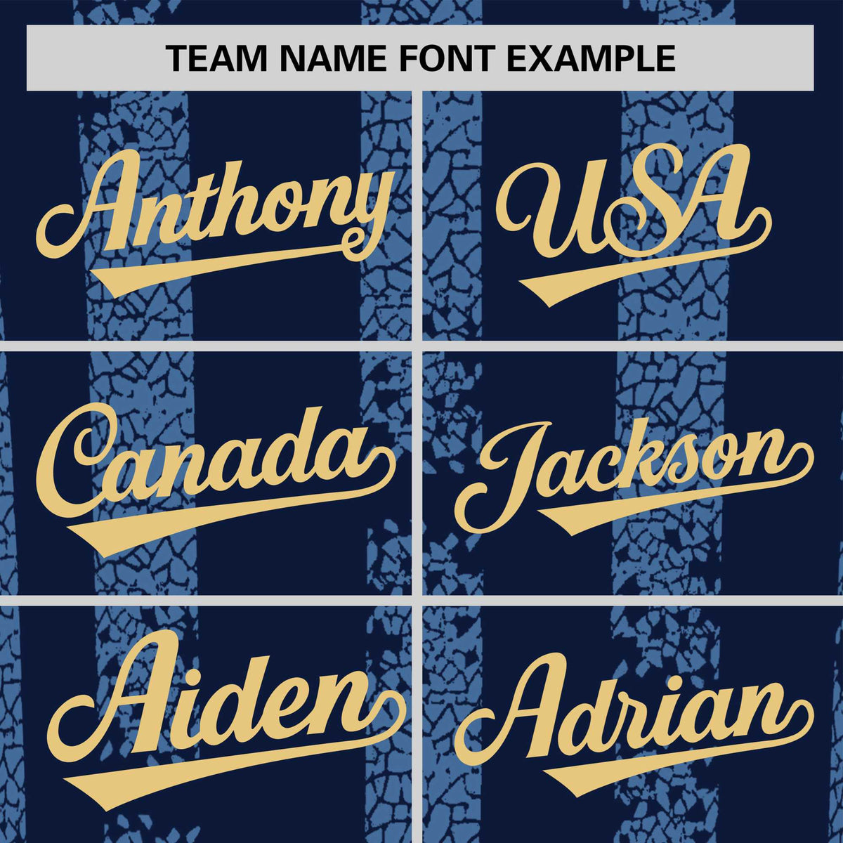 Custom Navy-Light Blue Personalized Chunky Striped Pattern Performance T-Shirt