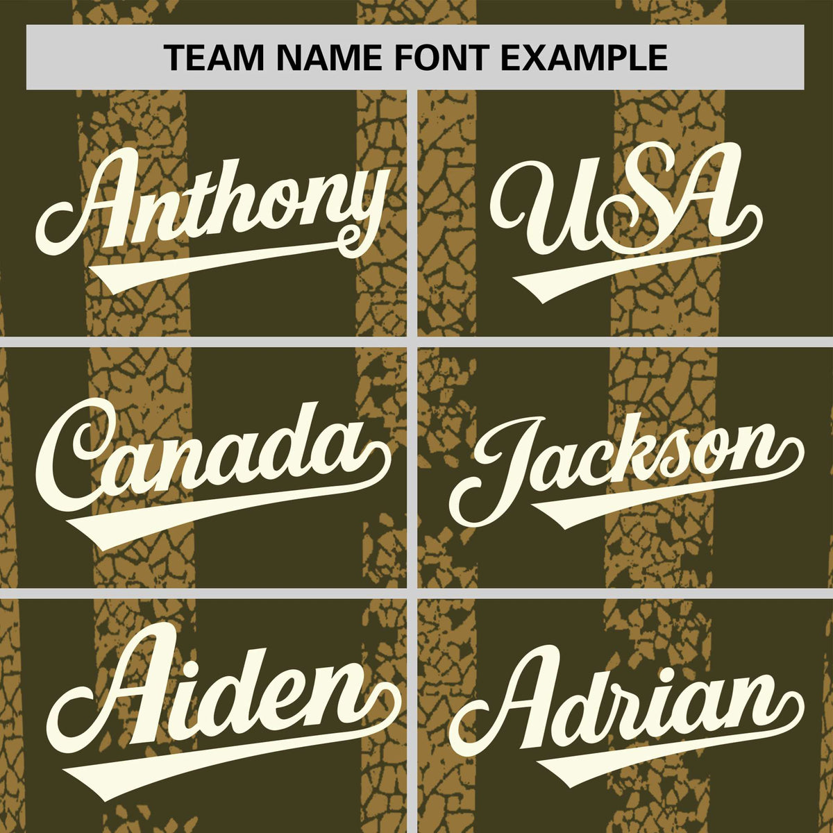 Custom Olive-Old Gold Personalized Chunky Striped Pattern Performance T-Shirt