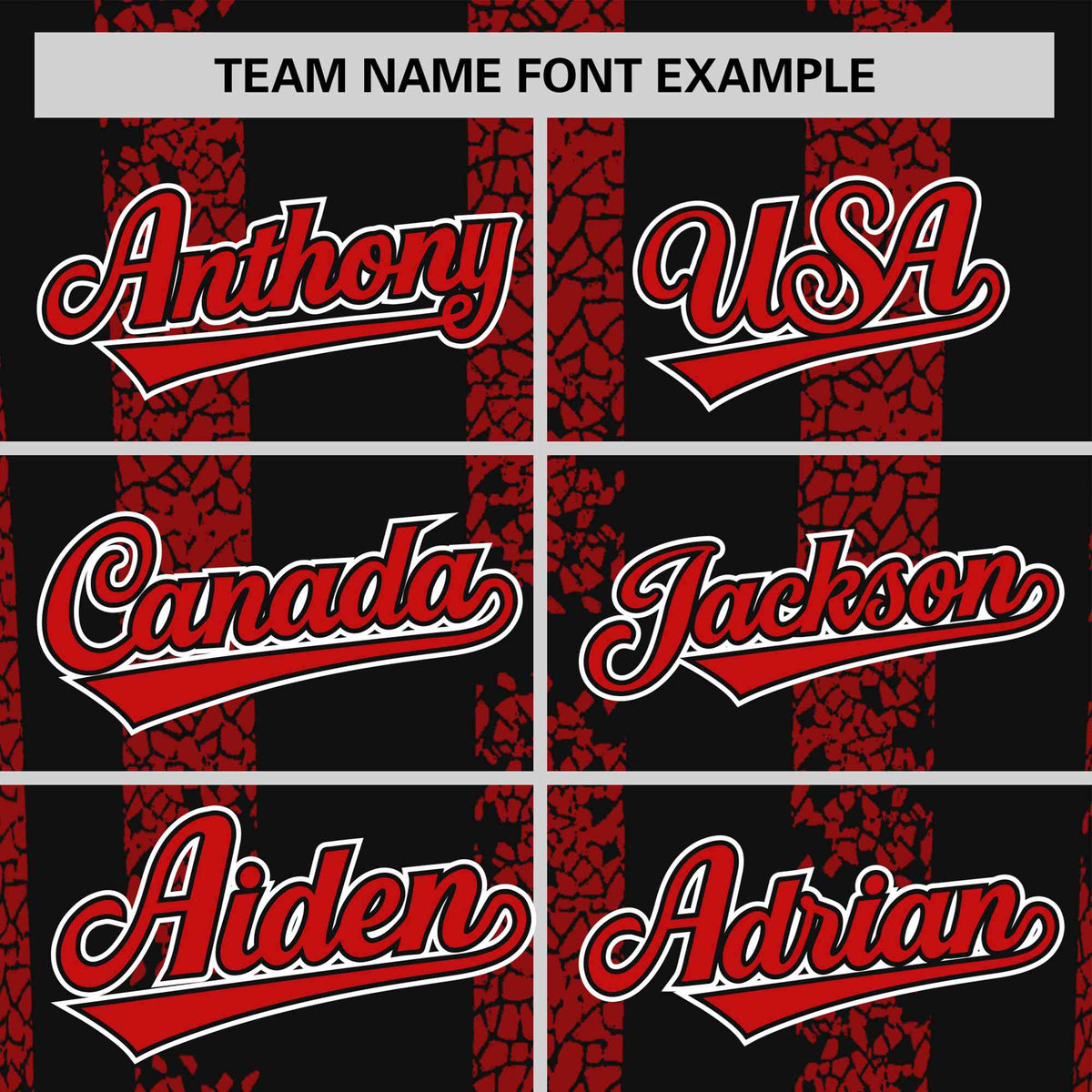 Custom Black Red Personalized Chunky Striped Pattern Performance T-Shirt