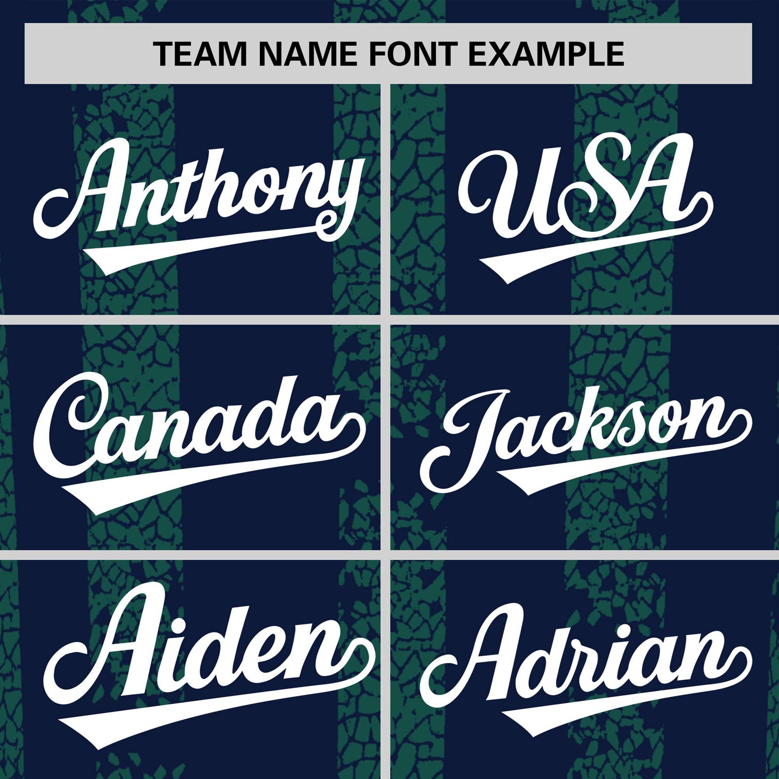 Custom Navy Teal Personalized Chunky Striped Pattern Performance T-Shirt