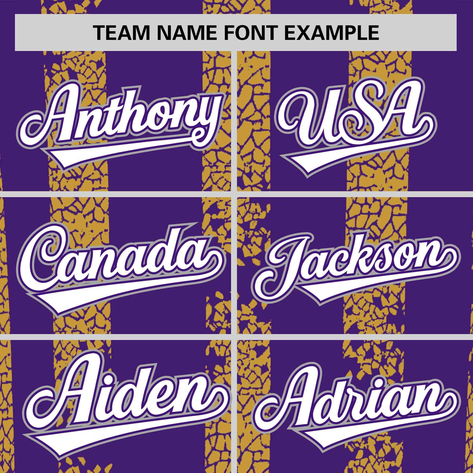 Custom Purple Gold01 Personalized Chunky Striped Pattern Performance T-Shirt