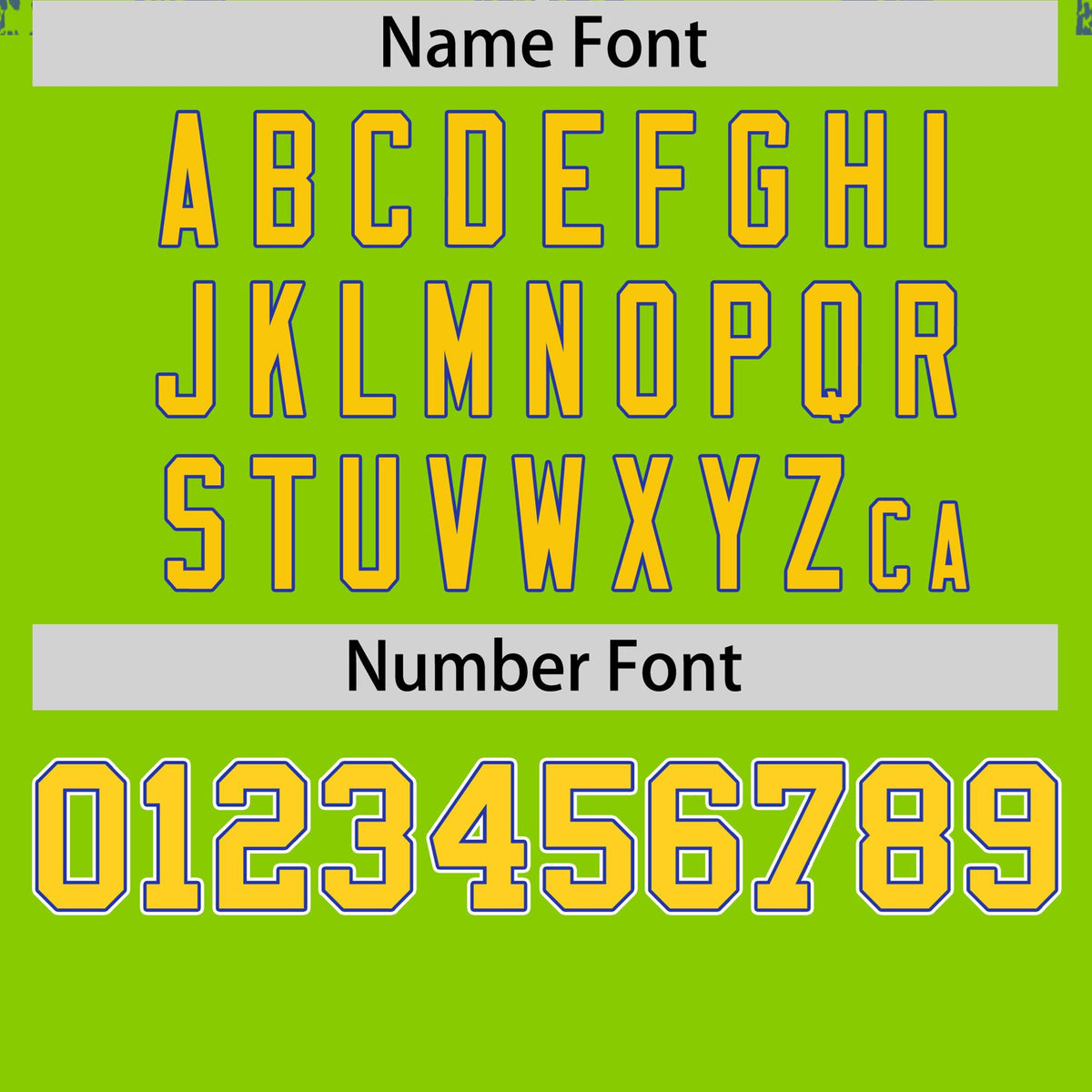 Custom Neon Green Royal Blue Personalized Chunky Striped Pattern Performance T-Shirt