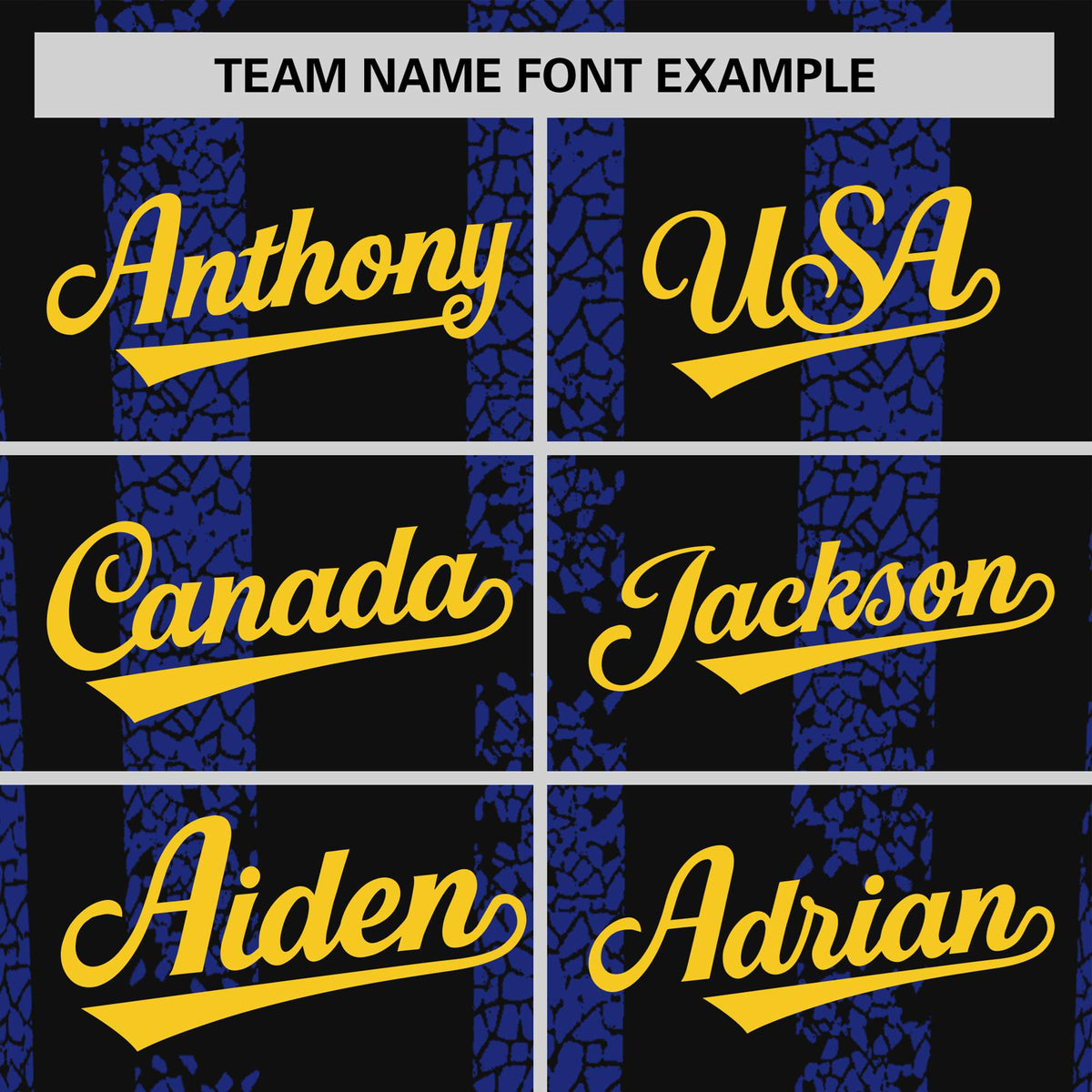 Custom Black Royal Blue Personalized Chunky Striped Pattern Performance T-Shirt