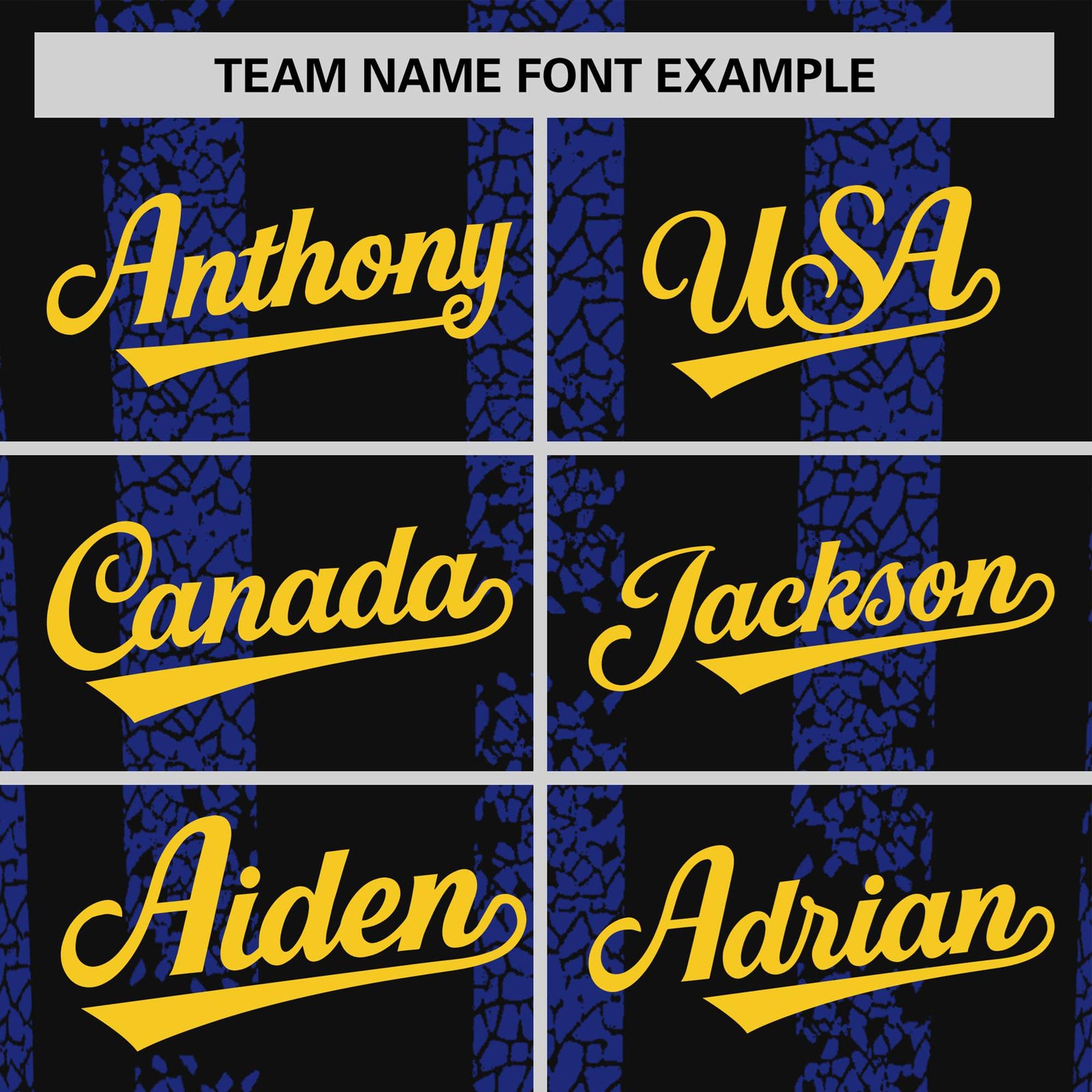 Custom Black Royal Blue Personalized Chunky Striped Pattern Performance T-Shirt