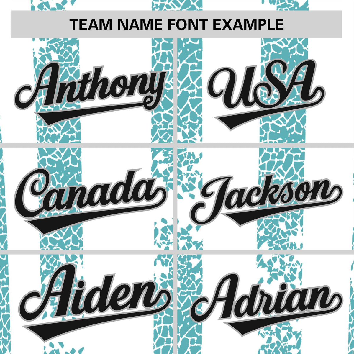 Custom White Aqua Personalized Chunky Striped Pattern Performance T-Shirt