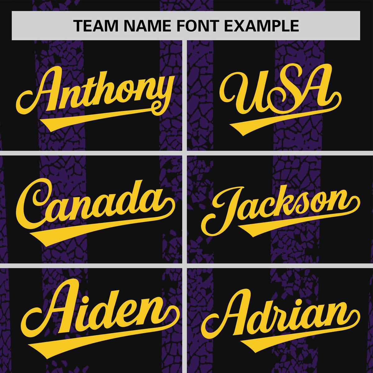 Custom Black Purple Personalized Chunky Striped Pattern Performance T-Shirt