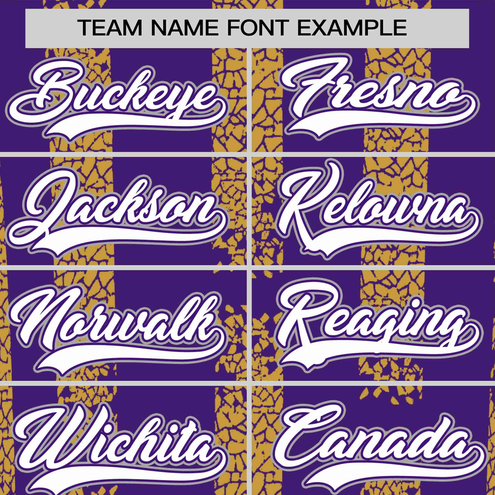 Custom Purple Gold01 Personalized Chunky Striped Pattern Performance T-Shirt