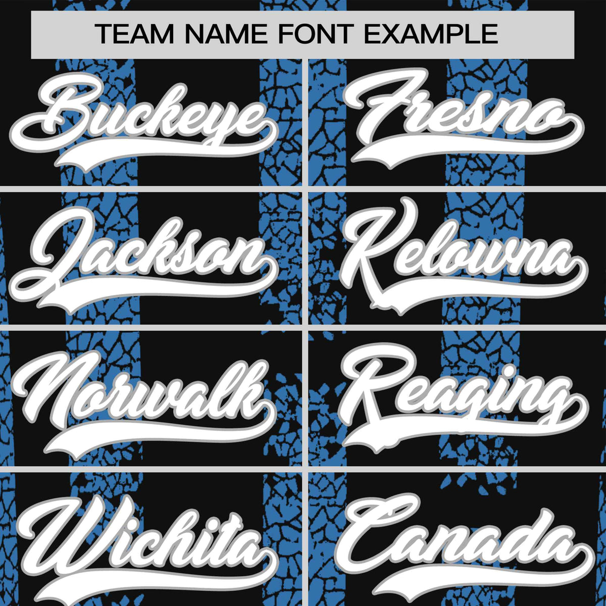 Custom Black Powder Blue Personalized Chunky Striped Pattern Performance T-Shirt