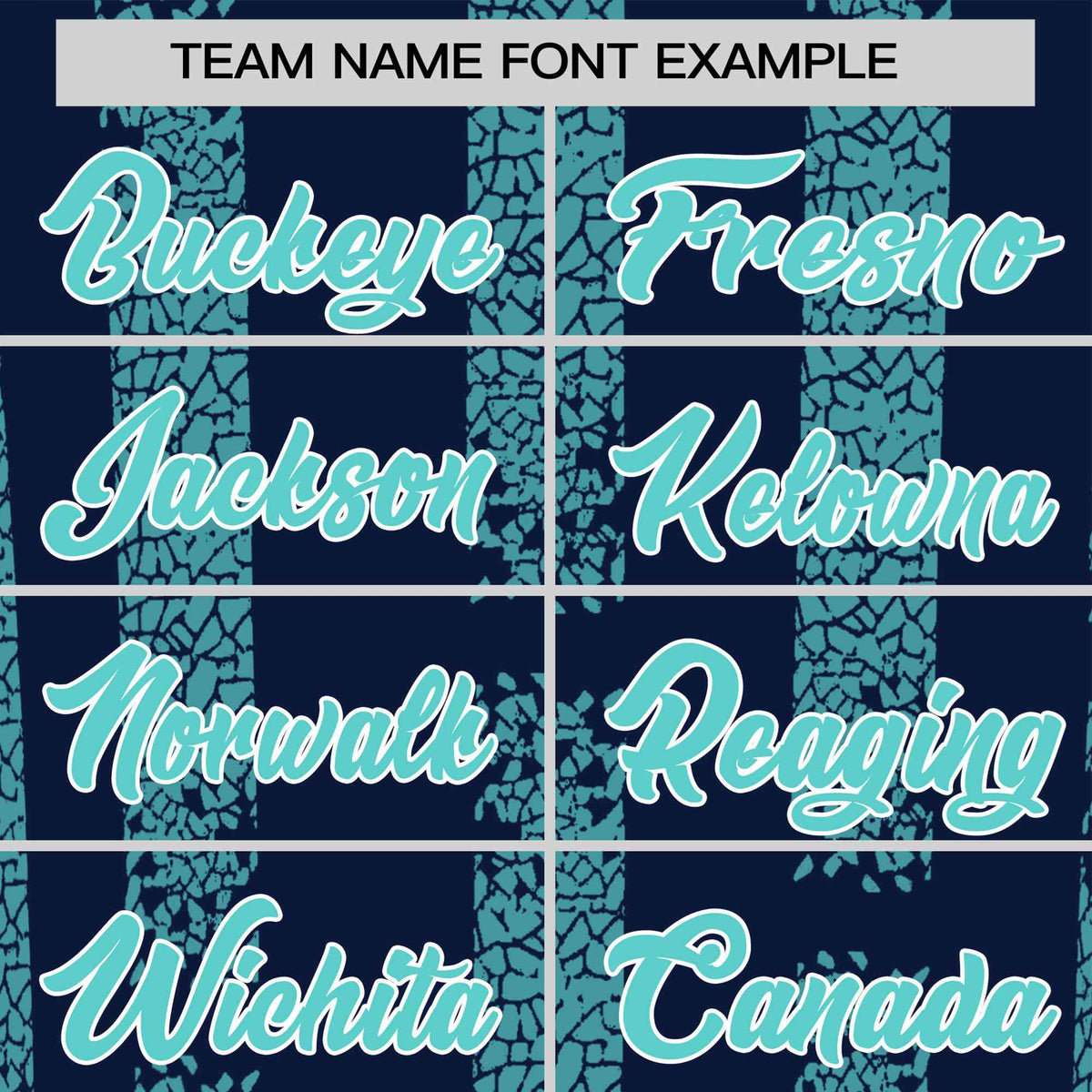 Custom Navy-Sky Blue Personalized Chunky Striped Pattern Performance T-Shirt