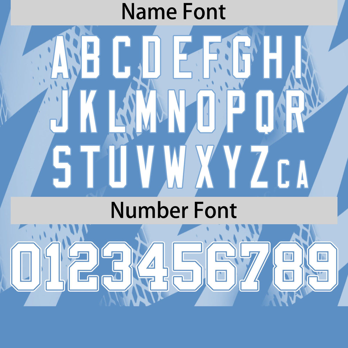 Custom Powder Blue Crew neck Wheel Triangle Design Performance T-Shirt