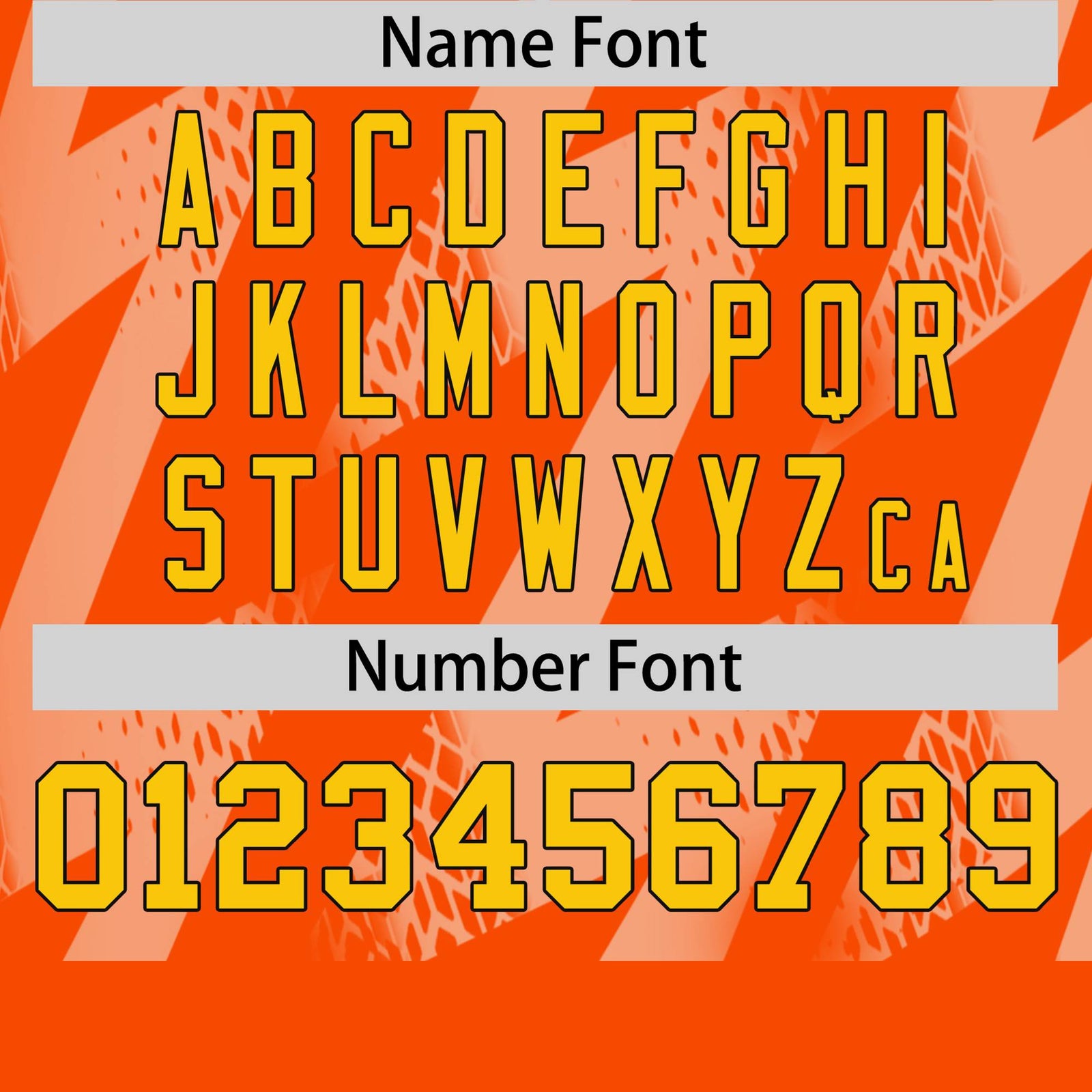 Custom Orange Crew neck Wheel Triangle Design Performance T-Shirt