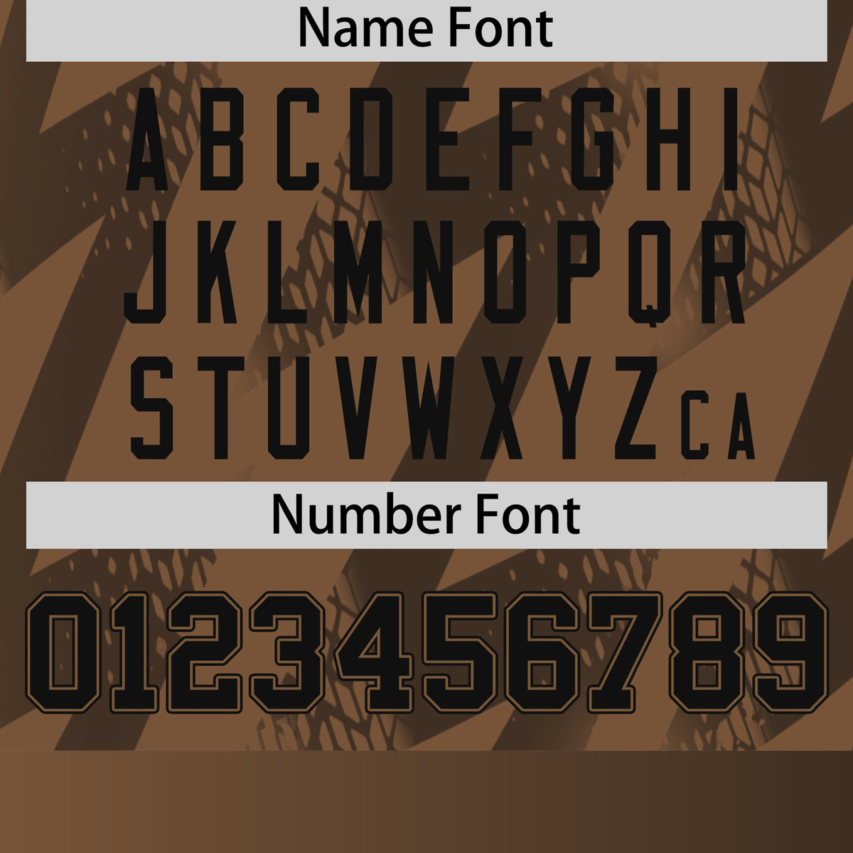 Custom Brown Crew neck Wheel Triangle Design Performance T-Shirt