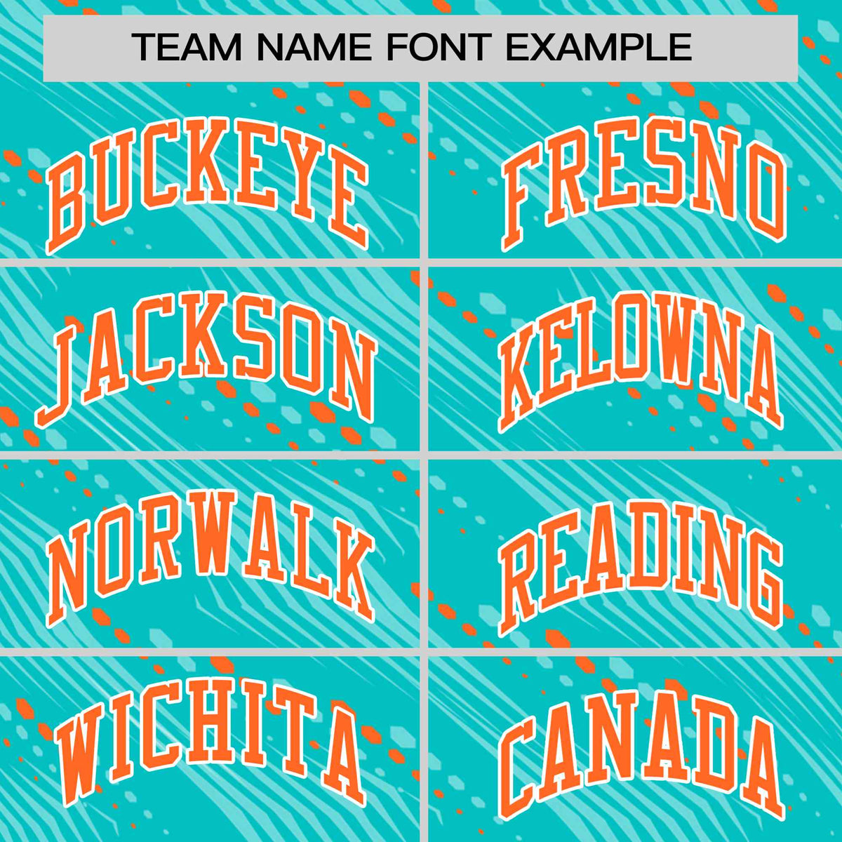 Custom Aqua Orange Personalized Dotted Line Graffiti Pattern Performance T-Shirt