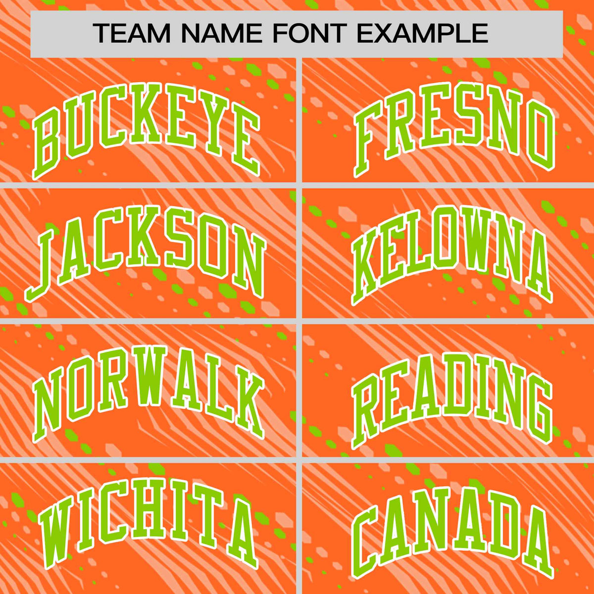 Custom Orange Neon Green Personalized Dotted Line Graffiti Pattern Performance T-Shirt