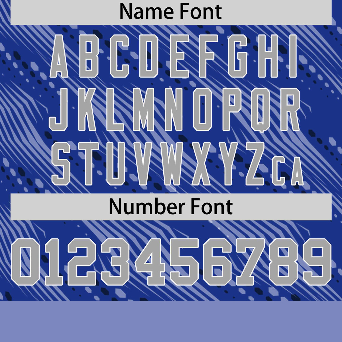 Custom Royal Blue Gray Personalized Dotted Line Graffiti Pattern Performance T-Shirt