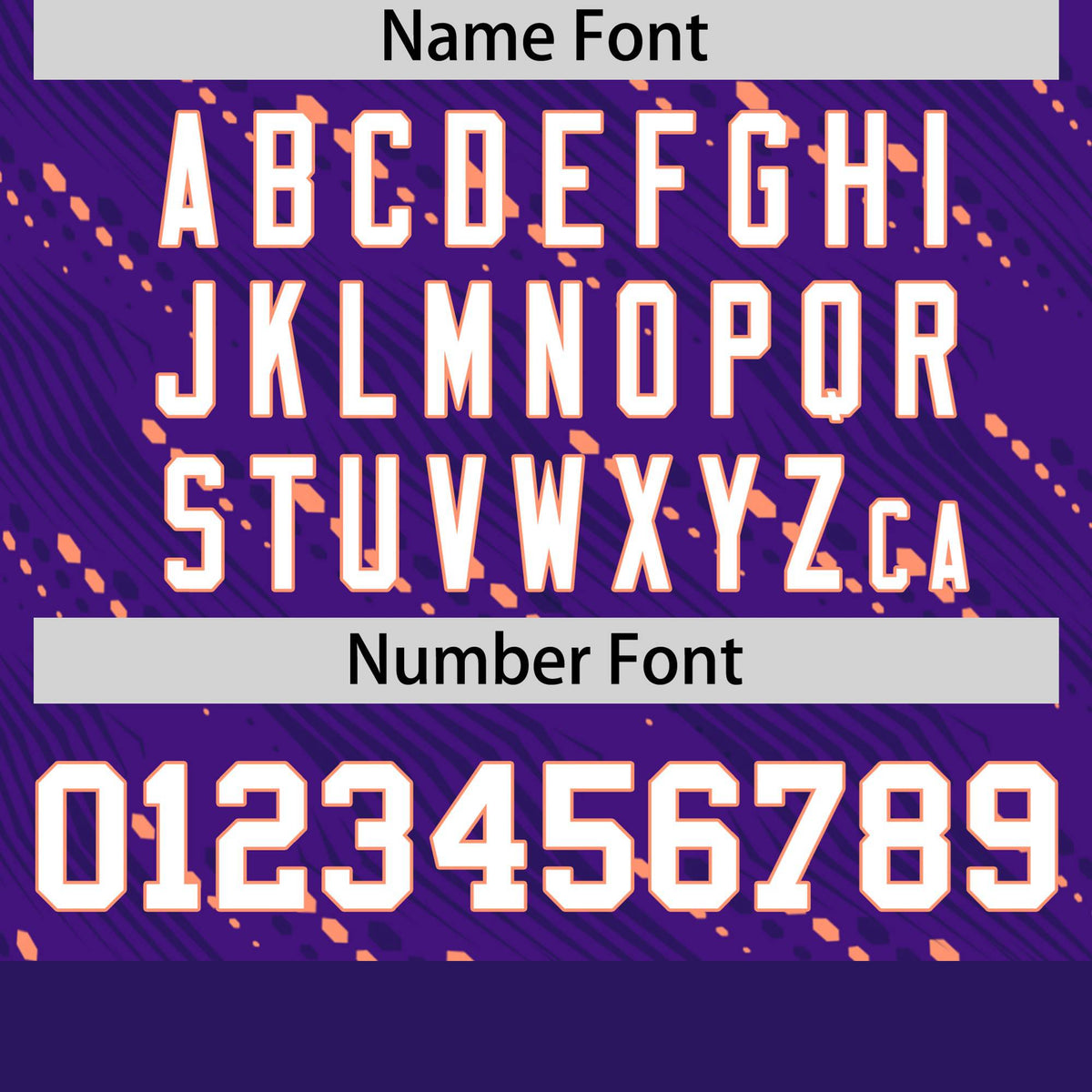 Custom Purple Orange Personalized Dotted Line Graffiti Pattern Performance T-Shirt