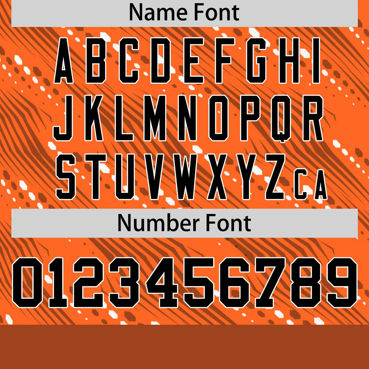 Custom Orange Black Personalized Dotted Line Graffiti Pattern Performance T-Shirt