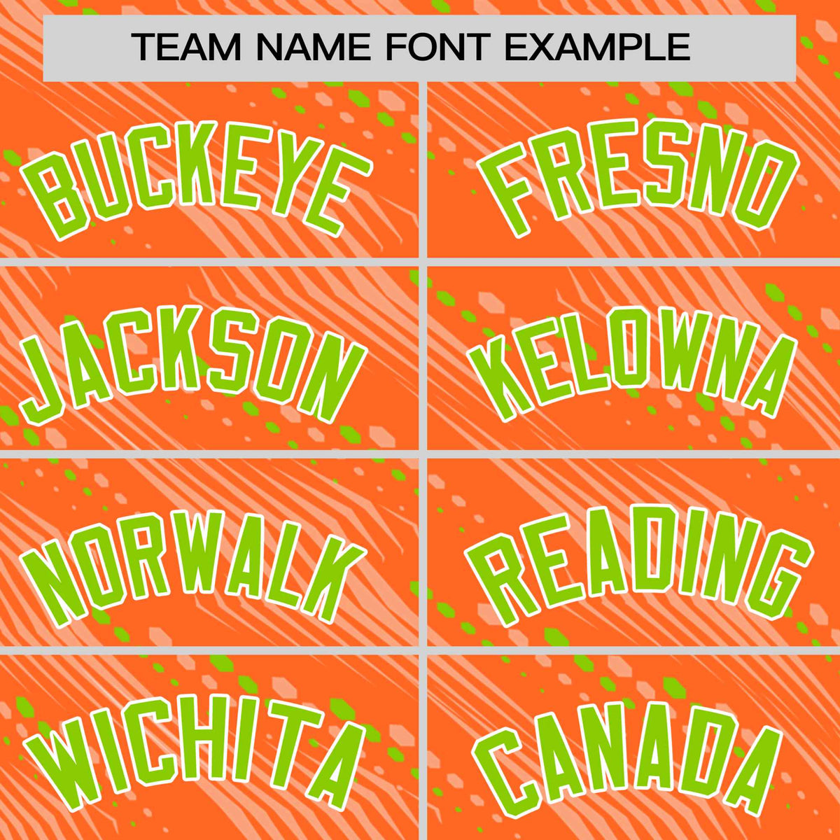 Custom Orange Neon Green Personalized Dotted Line Graffiti Pattern Performance T-Shirt