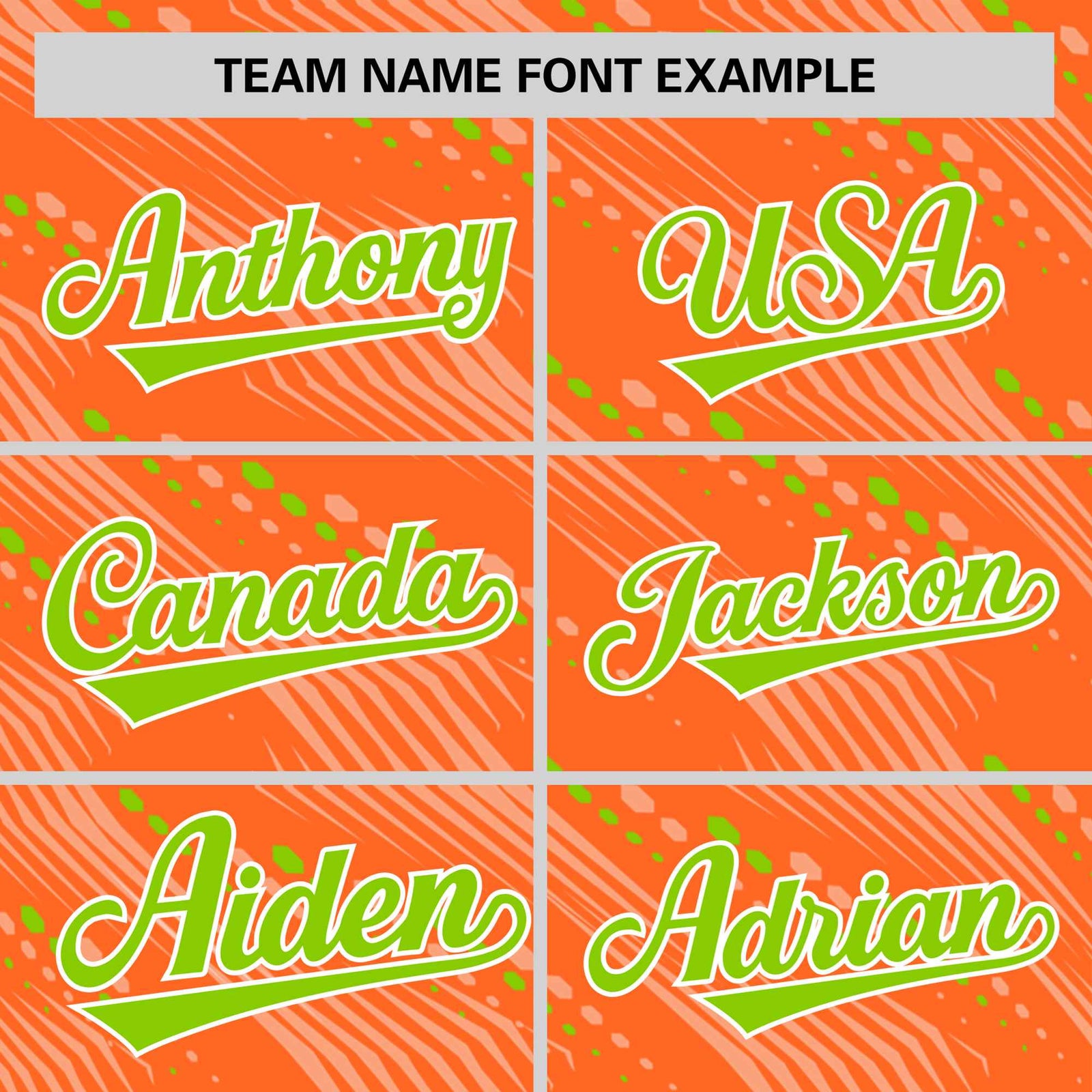 Custom Orange Neon Green Personalized Dotted Line Graffiti Pattern Performance T-Shirt