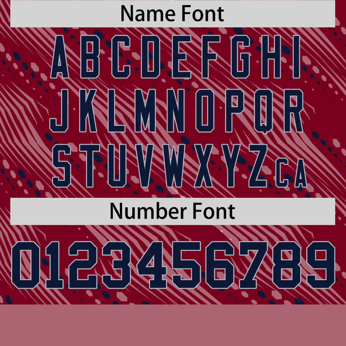 Custom Crimson Navy Personalized Dotted Line Graffiti Pattern Performance T-Shirt