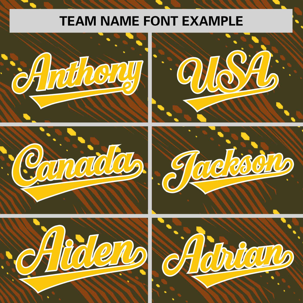 Custom Olive Orange Personalized Dotted Line Graffiti Pattern Performance T-Shirt