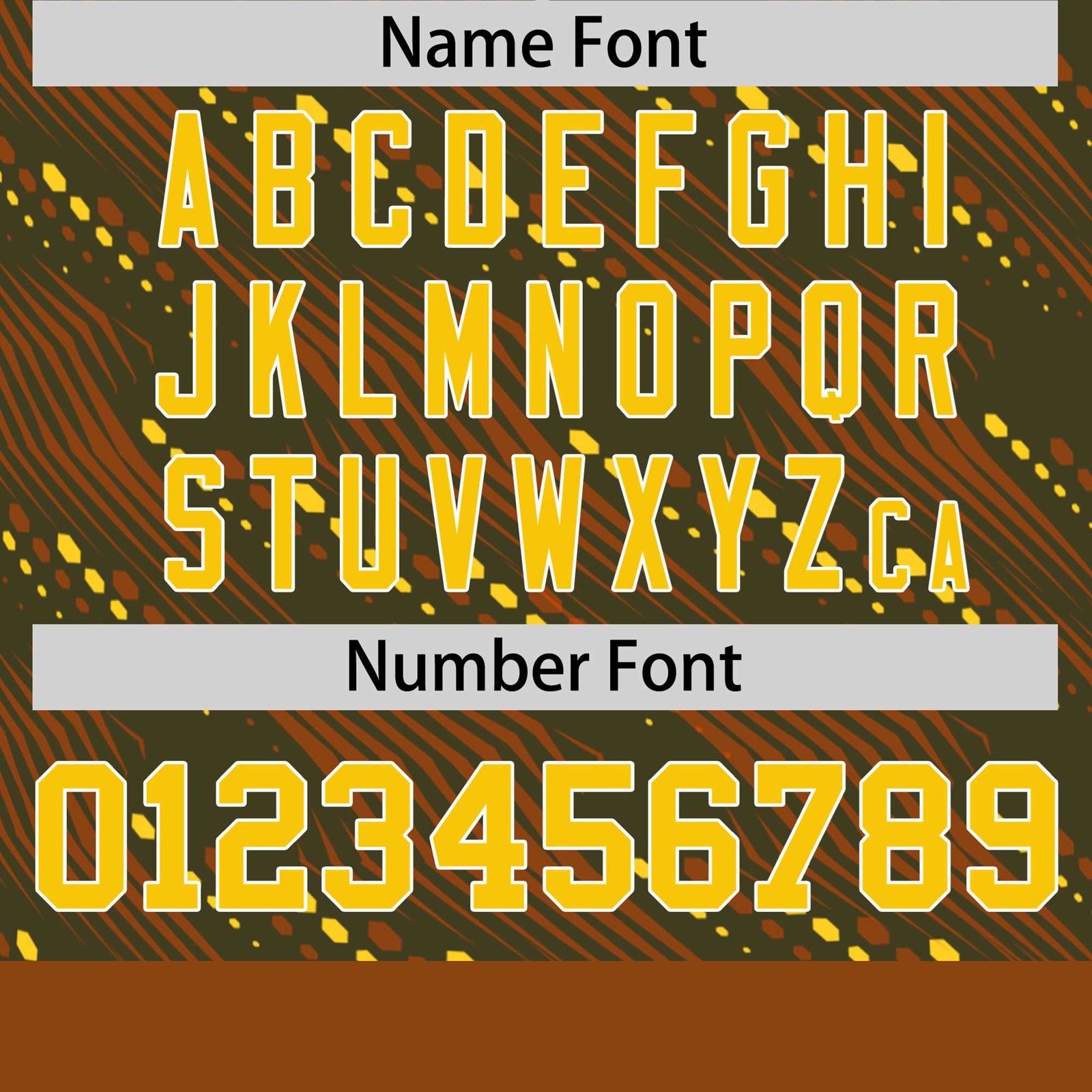 Custom Olive Orange Personalized Dotted Line Graffiti Pattern Performance T-Shirt