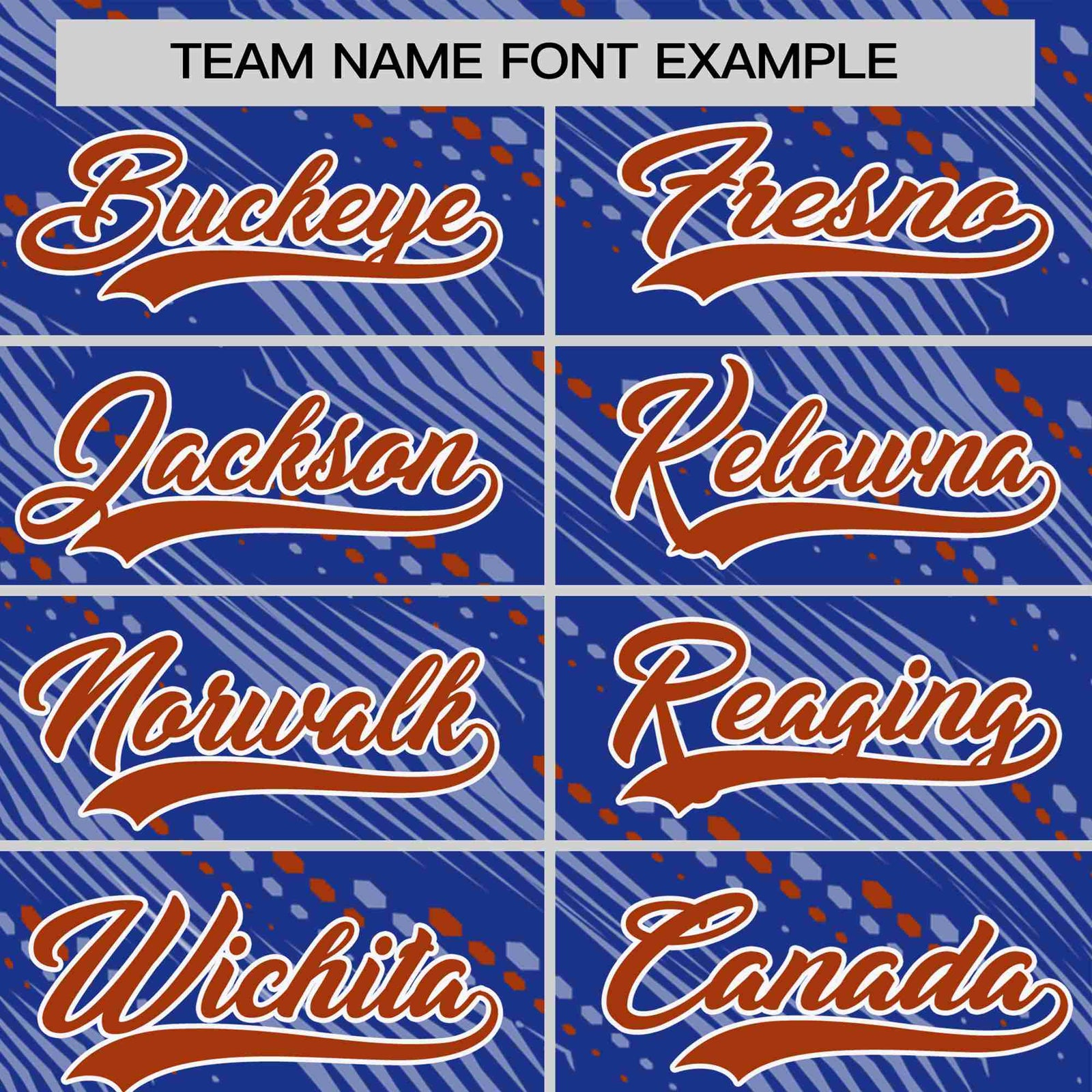 Custom Royal Blue Texas Orange Personalized Dotted Line Graffiti Pattern Performance T-Shirt