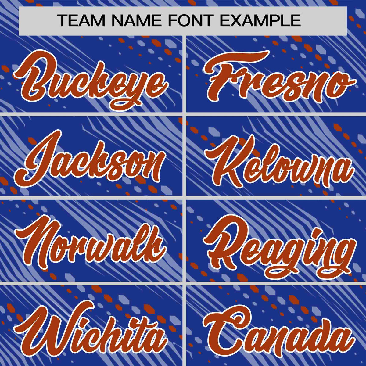 Custom Royal Blue Texas Orange Personalized Dotted Line Graffiti Pattern Performance T-Shirt