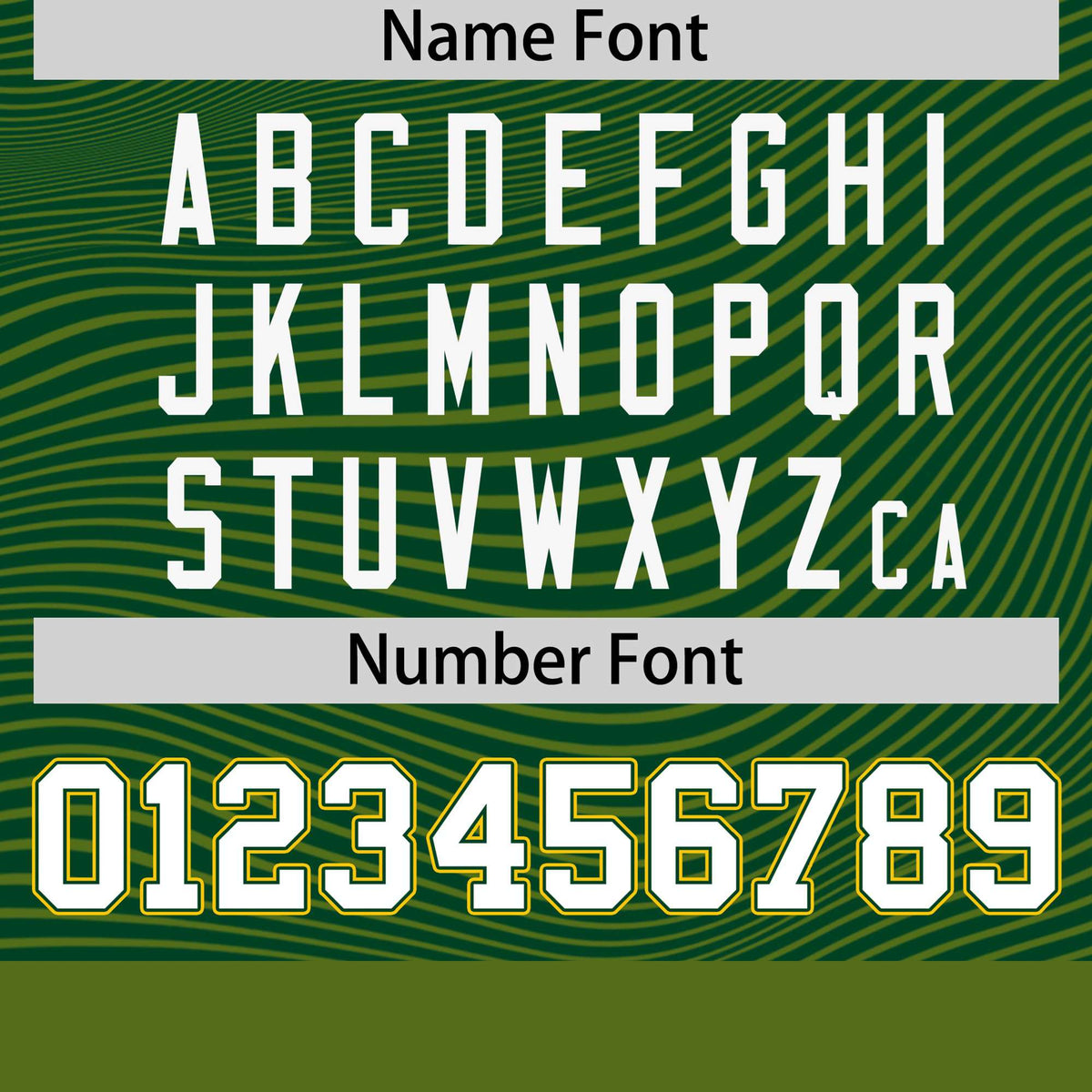 Custom Kelly Green White Personalized High Wire Pattern Performance T-Shirt