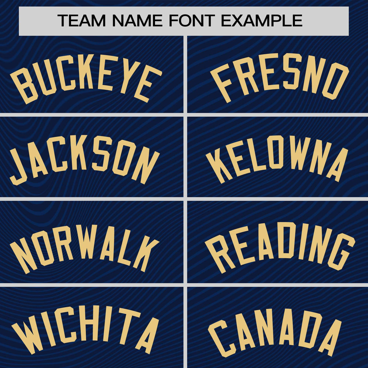 Custom Navy Old Gold Personalized High Wire Pattern Performance T-Shirt
