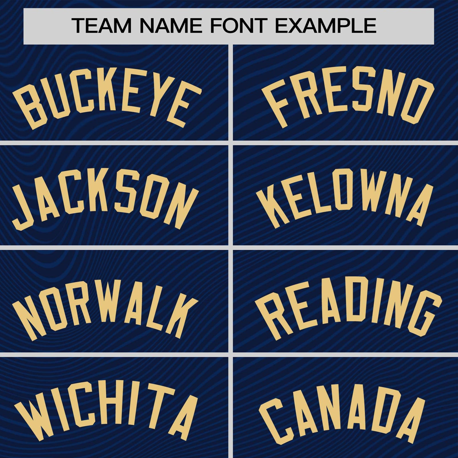 Custom Navy Old Gold Personalized High Wire Pattern Performance T-Shirt