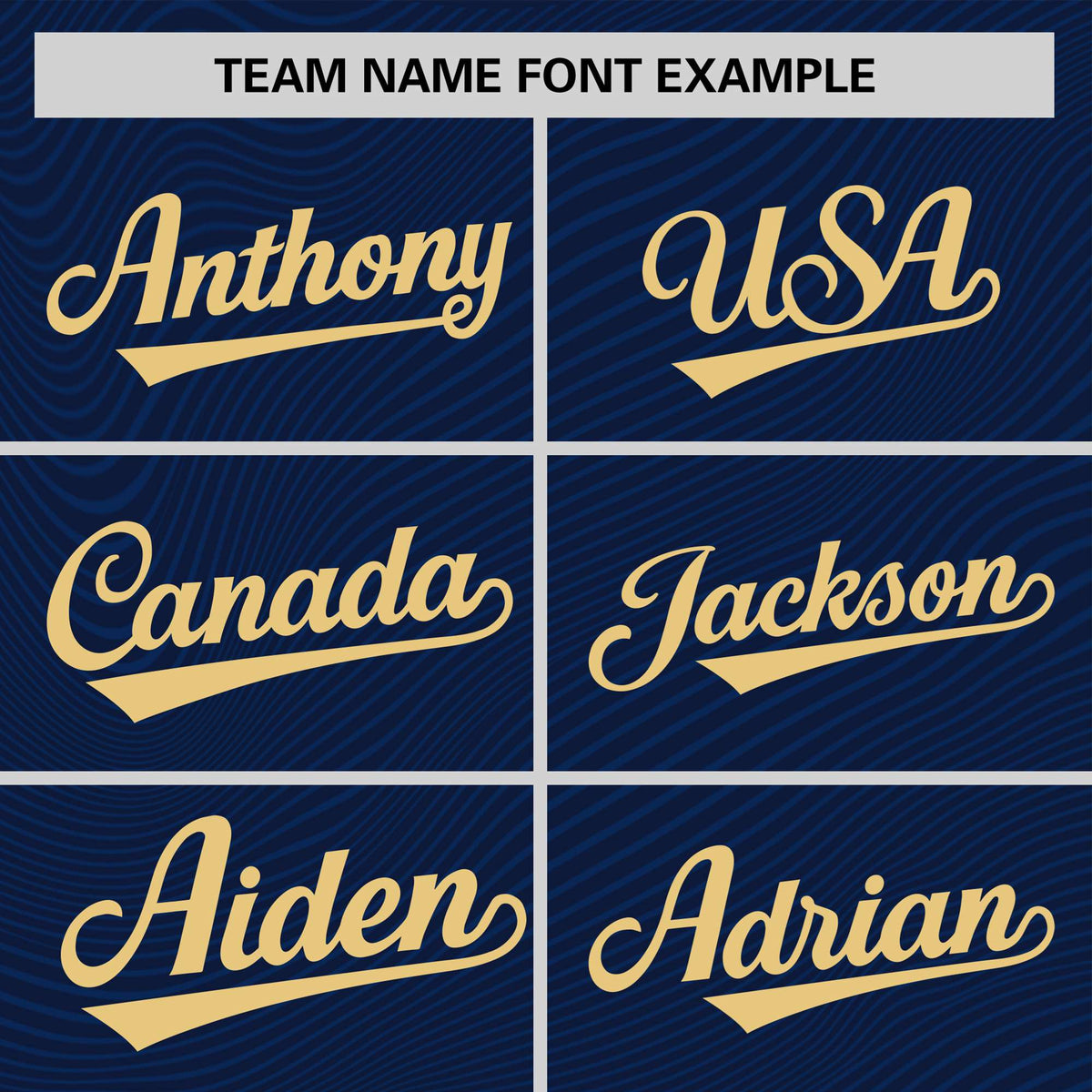 Custom Navy Old Gold Personalized High Wire Pattern Performance T-Shirt
