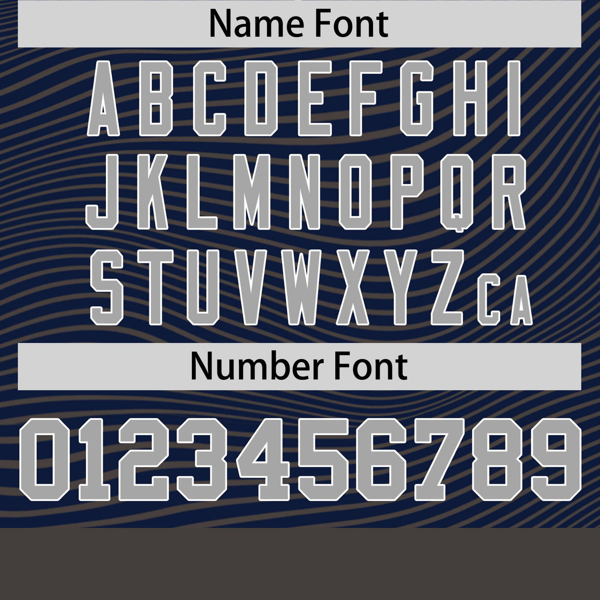 Custom Navy Gray Personalized High Wire Pattern Performance T-Shirt