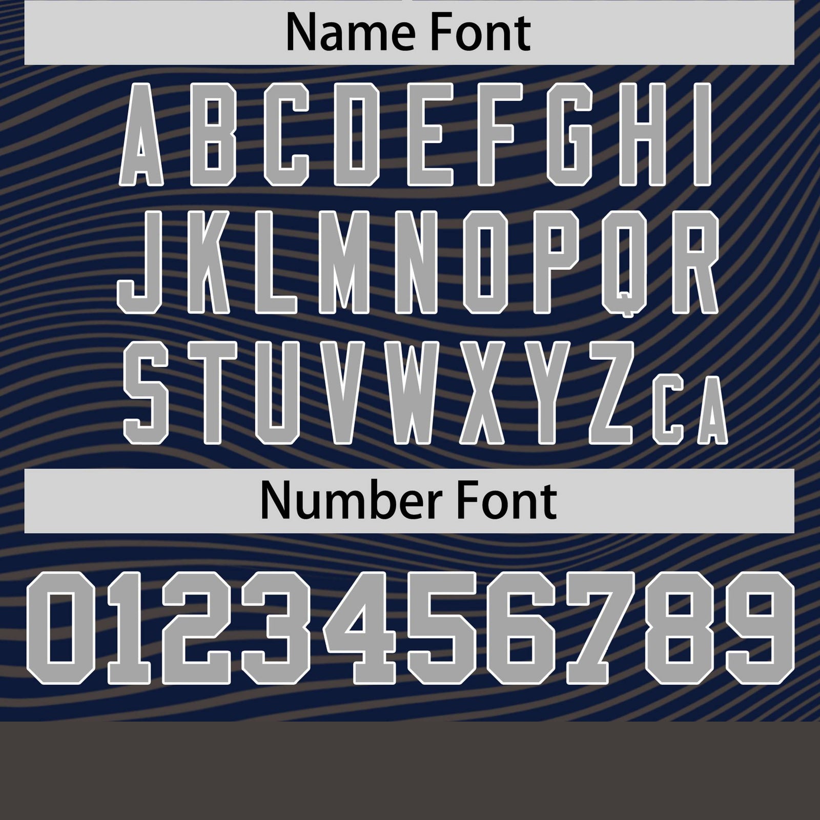 Custom Navy Gray Personalized High Wire Pattern Performance T-Shirt