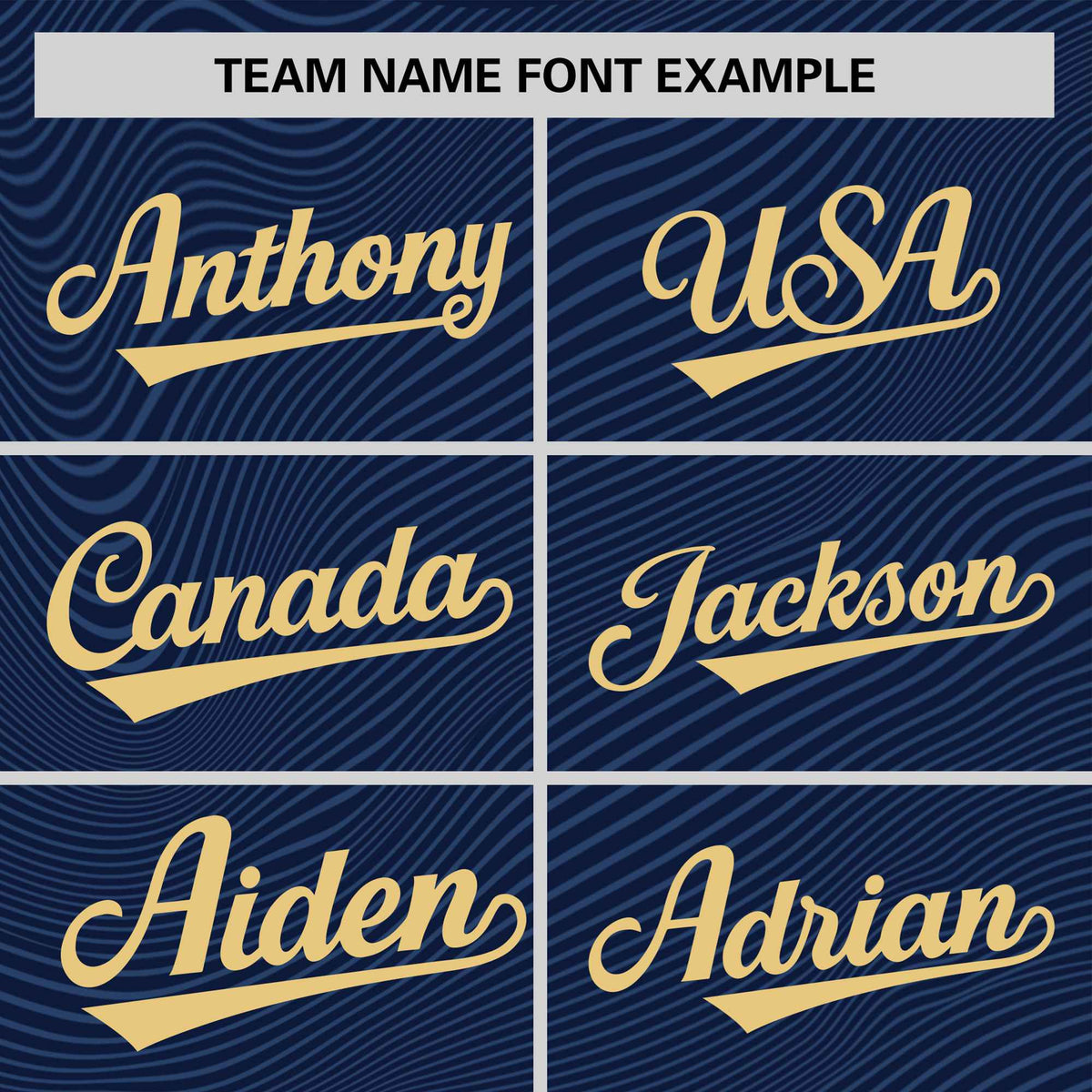 Custom Navy Old Gold Personalized High Wire Pattern Performance T-Shirt