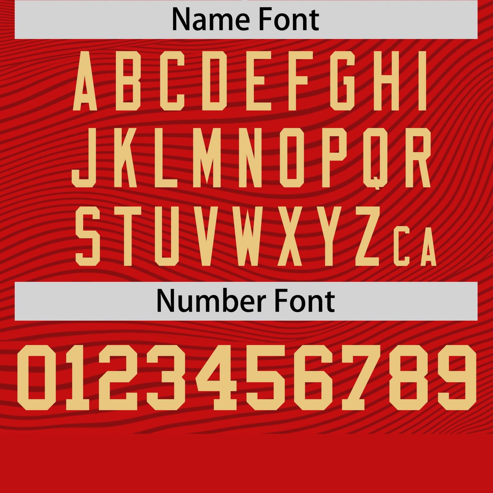 Custom Red Old Gold Personalized High Wire Pattern Performance T-Shirt