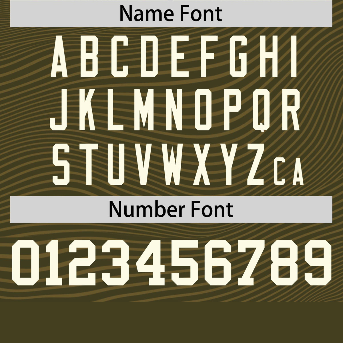 Custom Olive Cream Personalized High Wire Pattern Performance T-Shirt