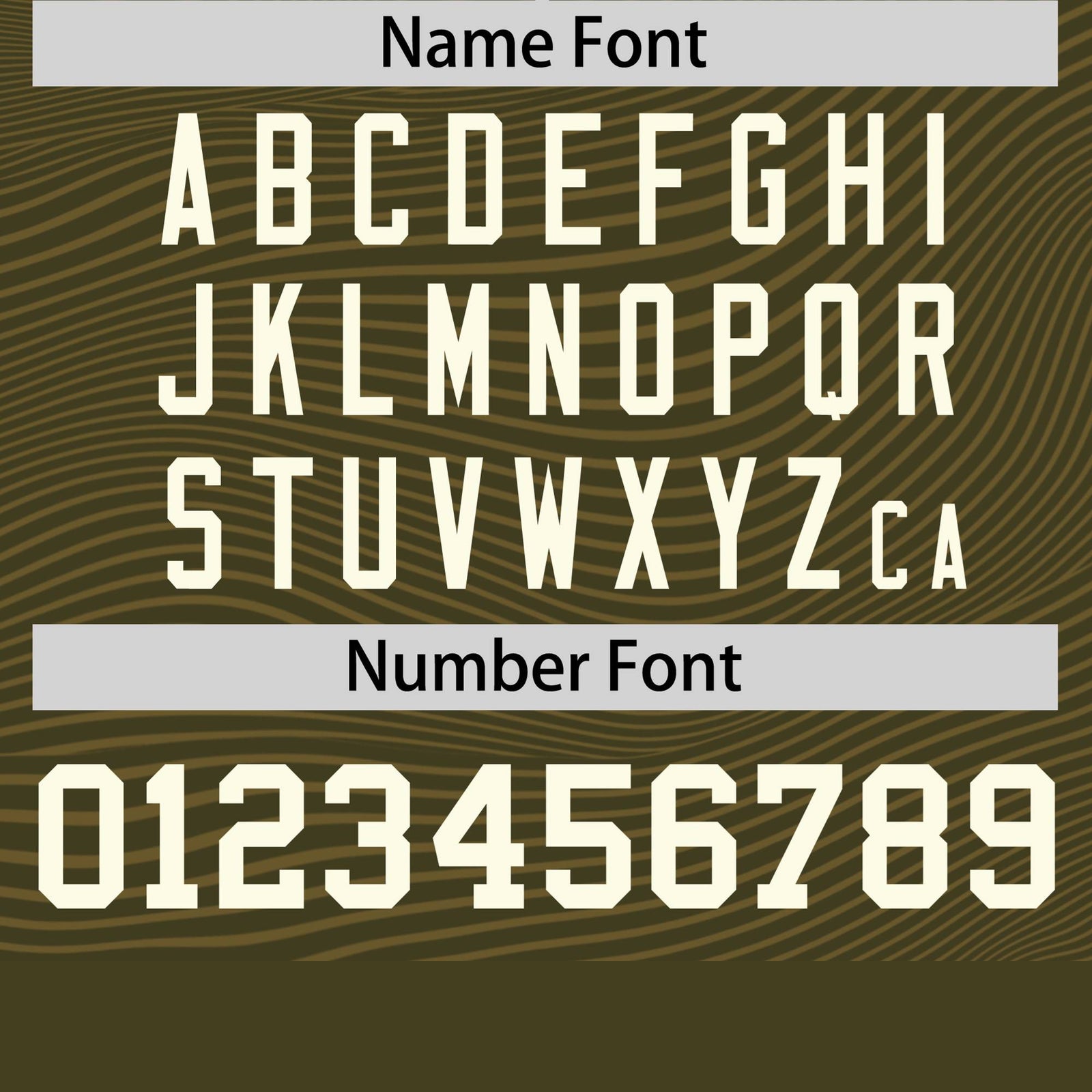 Custom Olive Cream Personalized High Wire Pattern Performance T-Shirt