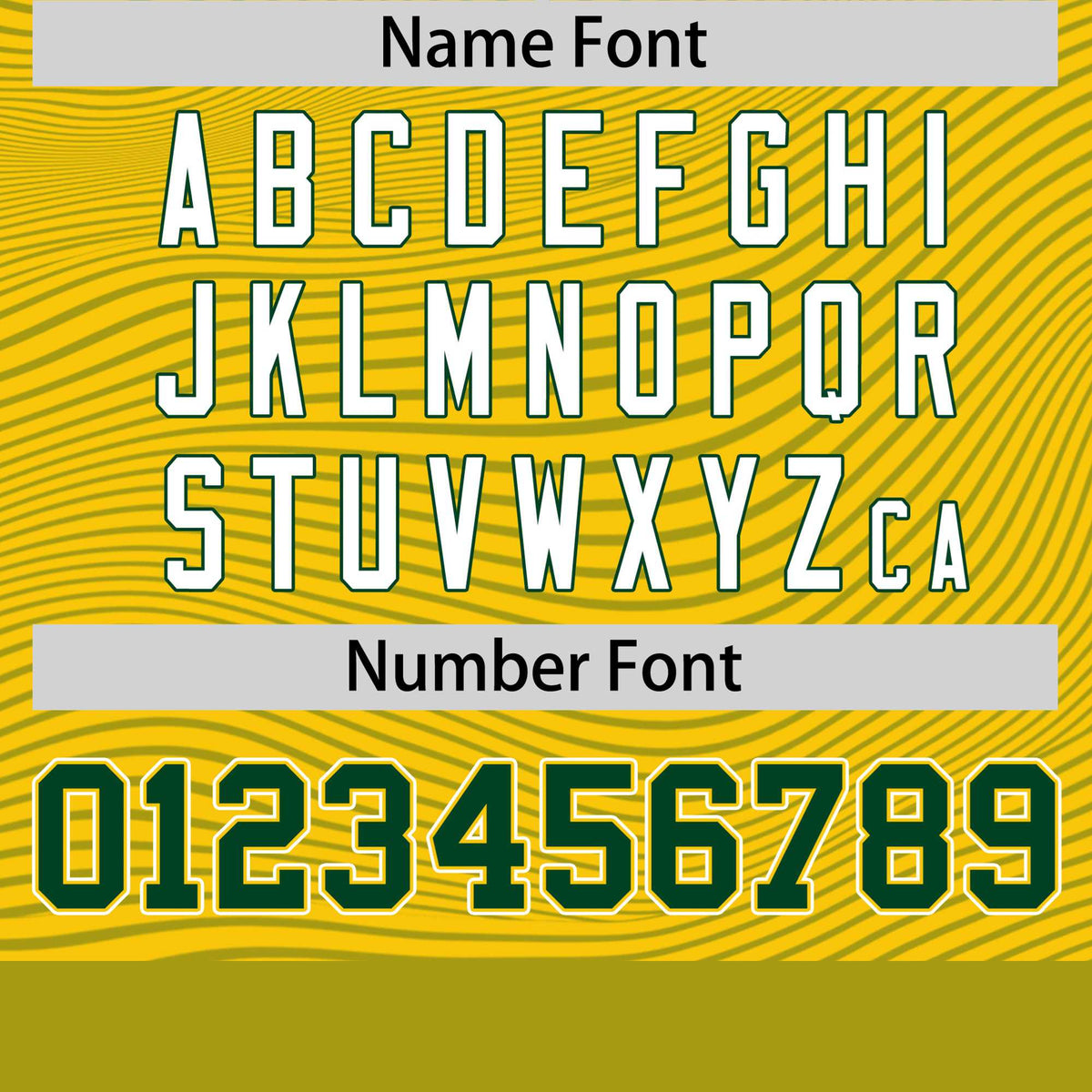 Custom Gold01 Green Personalized High Wire Pattern Performance T-Shirt